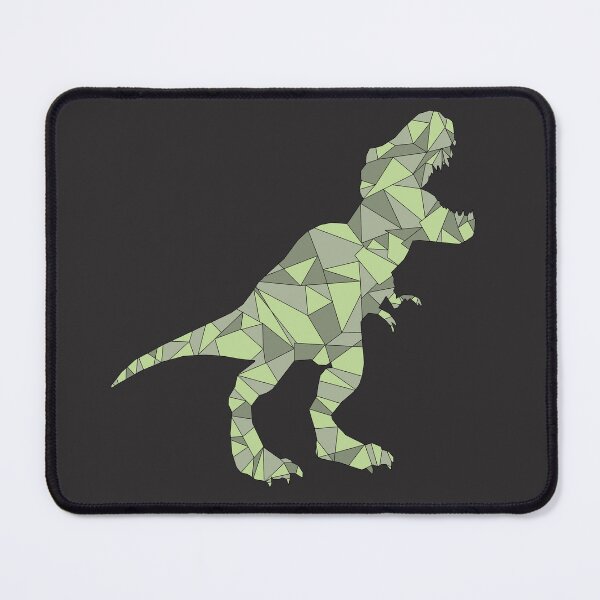 Item preview, DINOSAUR green T REX geometric designed and sold by hemp3x.