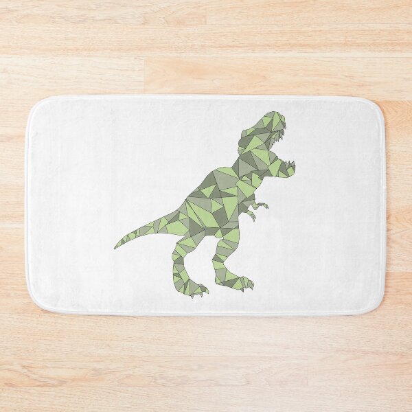 Item preview, DINOSAUR green T REX geometric designed and sold by hemp3x.
