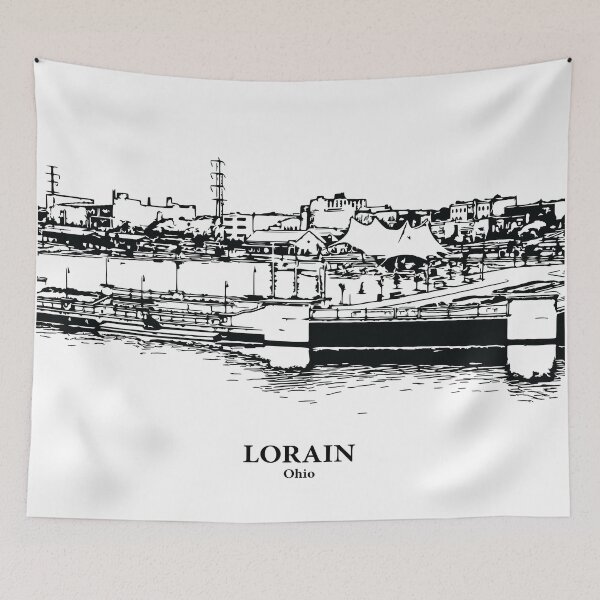 Item preview, Lorain - Ohio designed and sold by Lakeric Cityscapes.