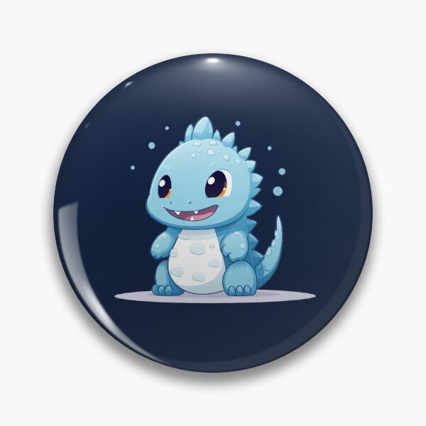 Artikelvorschau, Niedlicher blauer Godzilla entworfen und verkauft von MilkyBerryShop.