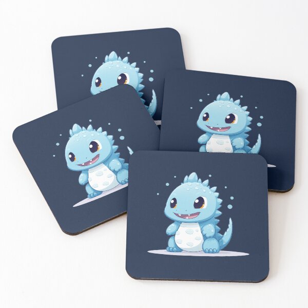 Artikelvorschau, Niedlicher blauer Godzilla entworfen und verkauft von MilkyBerryShop.