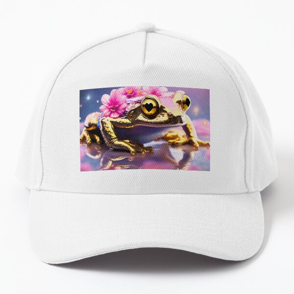Aperçu de l'œuvre amphibien grenouille doré et des fleurs créée et vendue par janjacbu.