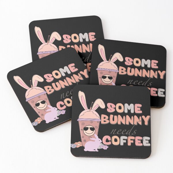 Item preview, Some Bunny Needs Coffee designed and sold by BotunPeony.