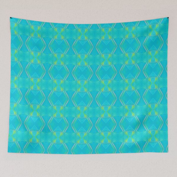 Item preview, Geometric shapes seamless green designed and sold by Flowersonstuff.