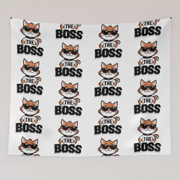 Item preview, My cat is the boss designed and sold by Corpsecutter.