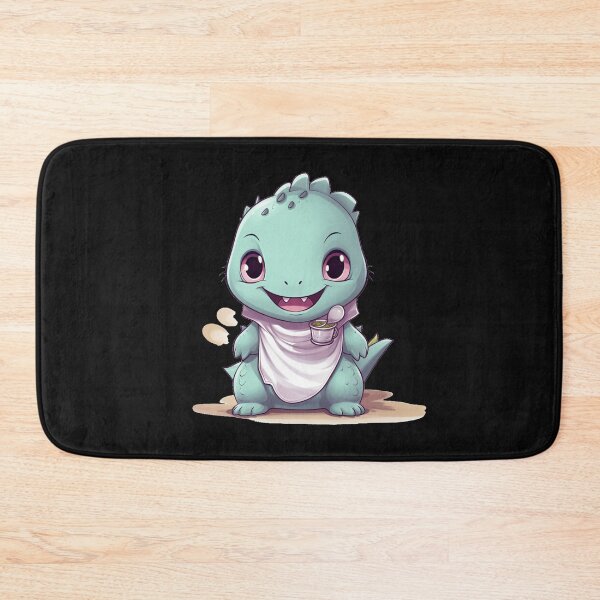 Item preview, Baby Cute turquoise Godzilla  designed and sold by MilkyBerryShop.