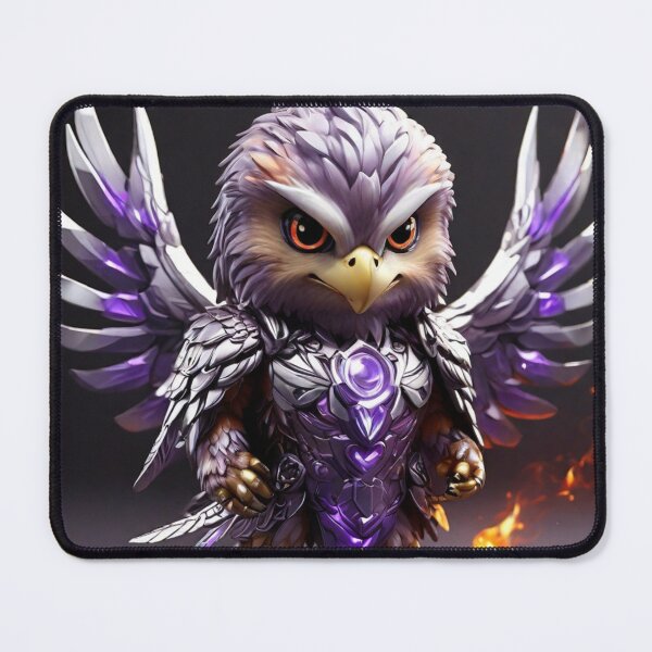 Item preview, Violet Armored Warrior Hawk designed and sold by ThralStore.