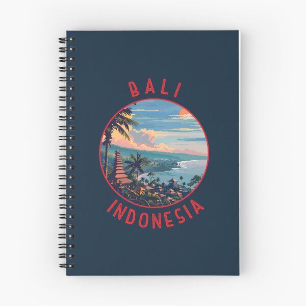 Item preview, Bali Indonesia Retro Distressed Circle designed and sold by KrisSidDesigns.