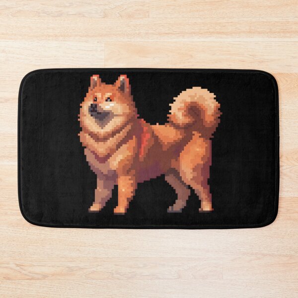 Item preview, 16-bit Pixel Art Finnish Spitz designed and sold by CUTEDOGGIEZ.