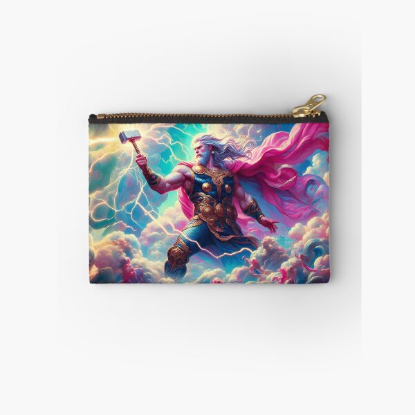 Item preview, Thor, God of Thunder, Superhero Art Painting Lightning designed and sold by Lososko.