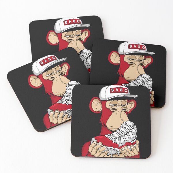 Item preview, Red Monkey With Sneakers designed and sold by MKDSN.