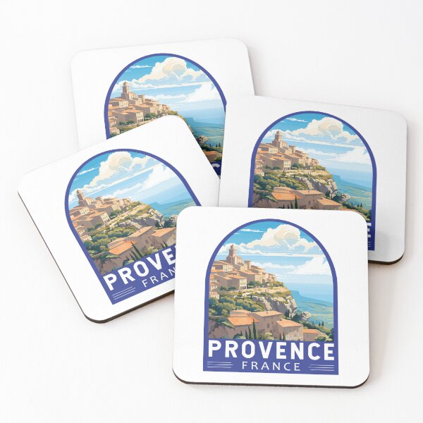 Item preview, Provence France Travel Art Emblem designed and sold by KrisSidDesigns.