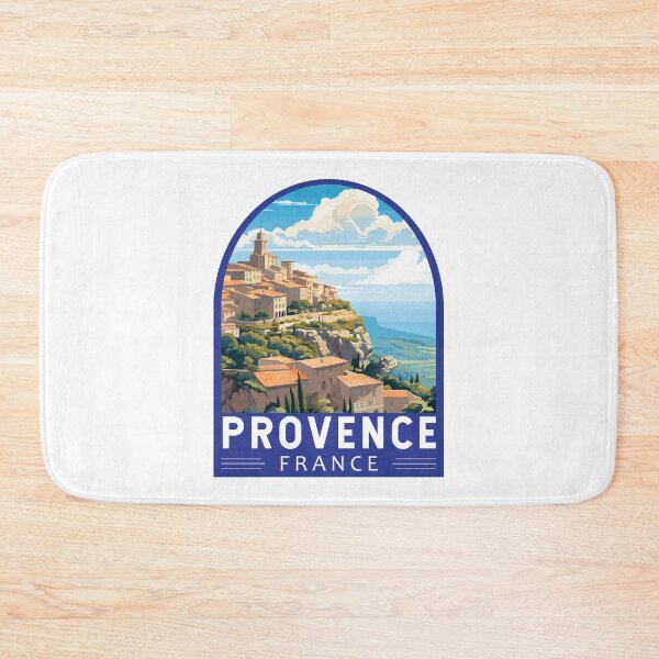 Item preview, Provence France Travel Art Emblem designed and sold by KrisSidDesigns.