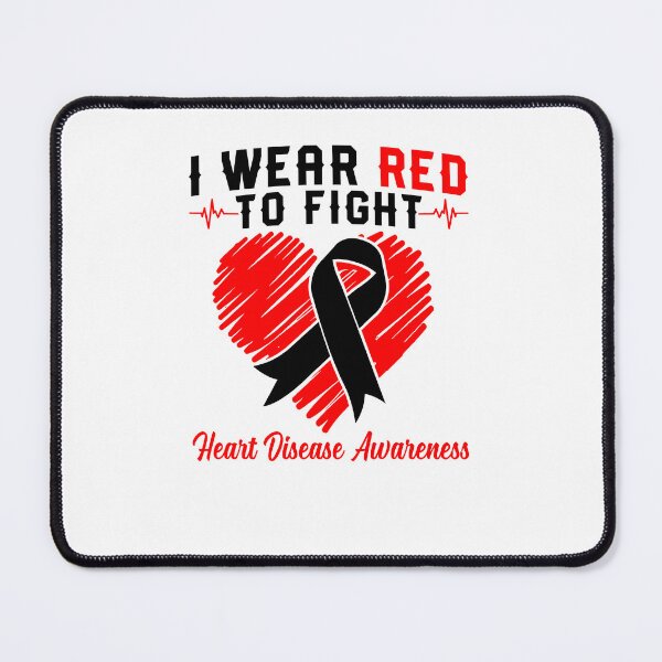 Item preview, Wear Red To Fight Heart Disease Awareness Month Support designed and sold by NovaGenArt.