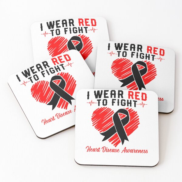 Item preview, Wear Red To Fight Heart Disease Awareness Month Support designed and sold by NovaGenArt.