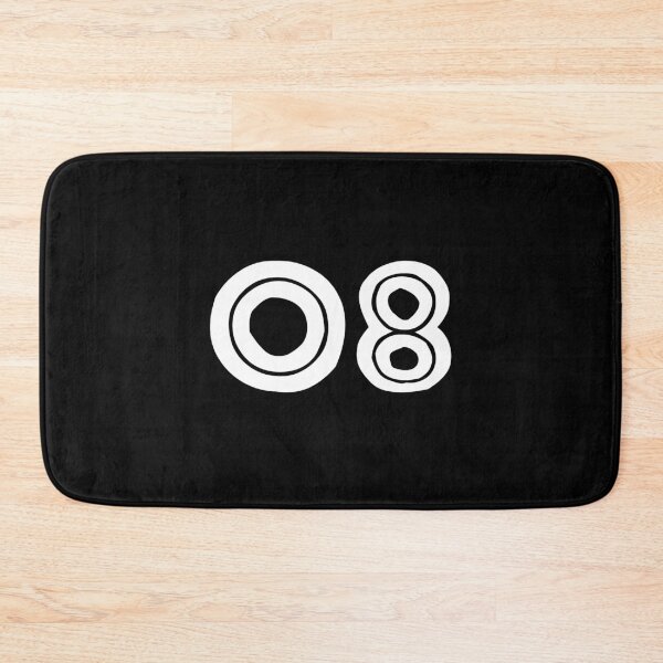 Item preview, 08, eight, white, tribal, african designed and sold by Numbers-Art.
