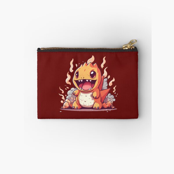 Item preview, Cute baby orange Godzilla try to breathing fire  designed and sold by MilkyBerryShop.