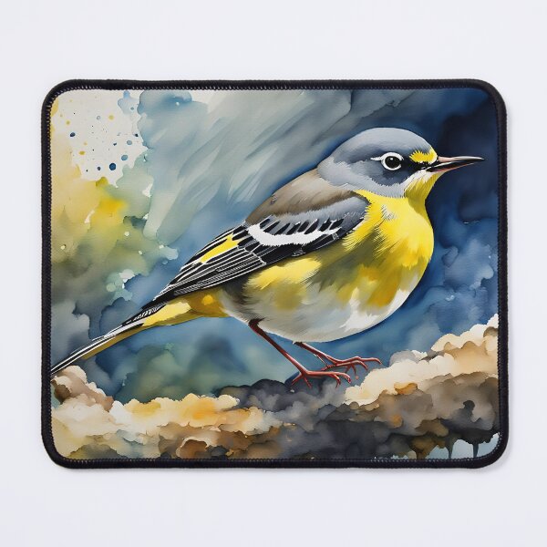 Item preview, Grey Wagtail (Motacilla Cinerea) - British Bird Life designed and sold by Country-Artist.