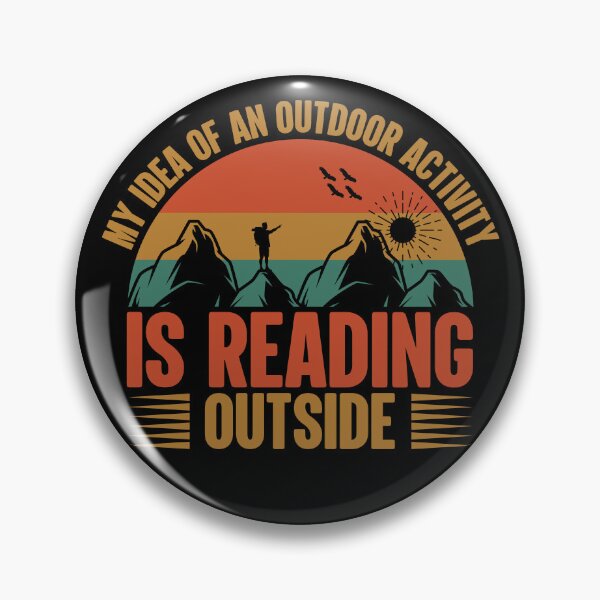 Item preview, Outdoor Activity Reading Funny Humor designed and sold by mwagie.