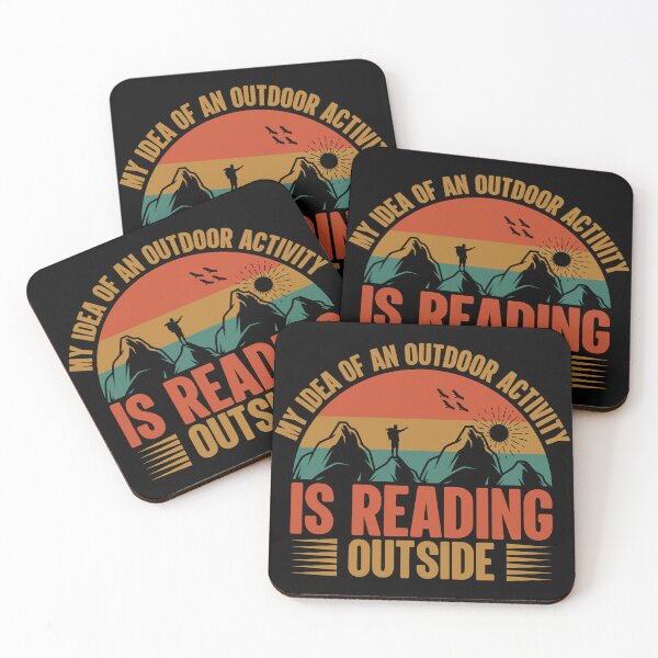 Item preview, Outdoor Activity Reading Funny Humor designed and sold by mwagie.