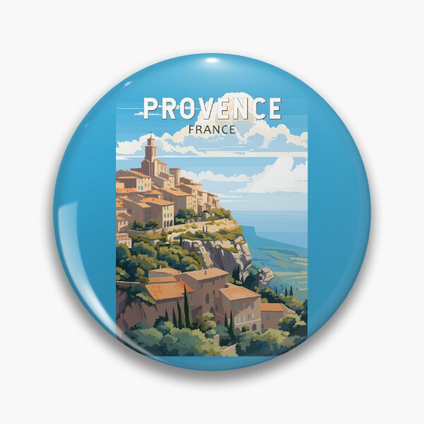 Item preview, Provence France Travel Art Vintage designed and sold by KrisSidDesigns.