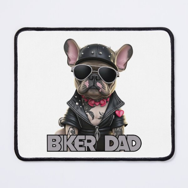 Item preview, Biker Dad - The French Bulldog Companion of a Road Warrior Owner designed and sold by proudbullyshop.