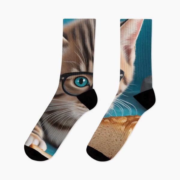 Item preview, Bread Kittie Einstein Pose designed and sold by ArtzandDesignz.