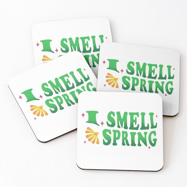 Item preview,  Lettering I smell spring. Groovy print design for posters, cards, tshirts.  designed and sold by ElenaPost.