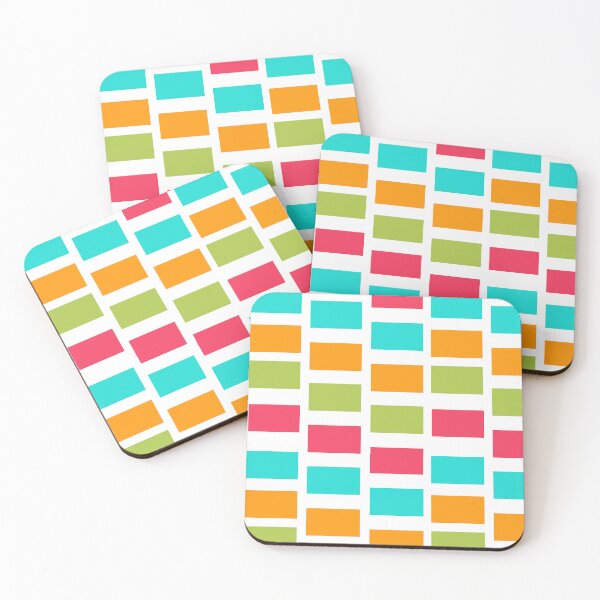 Item preview, Colourful square design art customized  designed and sold by theparkfact0.