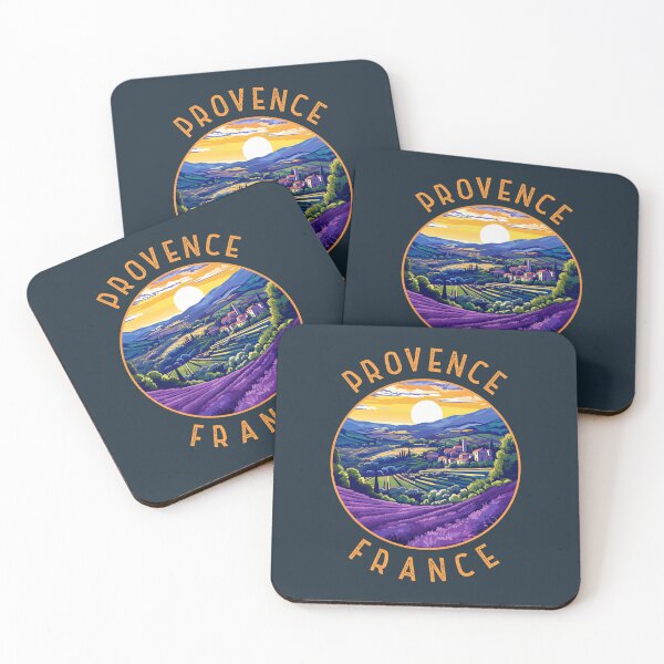 Item preview, Provence France Retro Distressed Circle designed and sold by KrisSidDesigns.