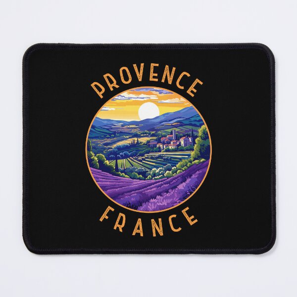 Item preview, Provence France Retro Distressed Circle designed and sold by KrisSidDesigns.