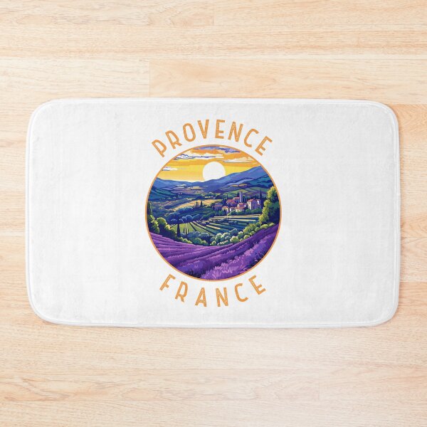Item preview, Provence France Retro Distressed Circle designed and sold by KrisSidDesigns.