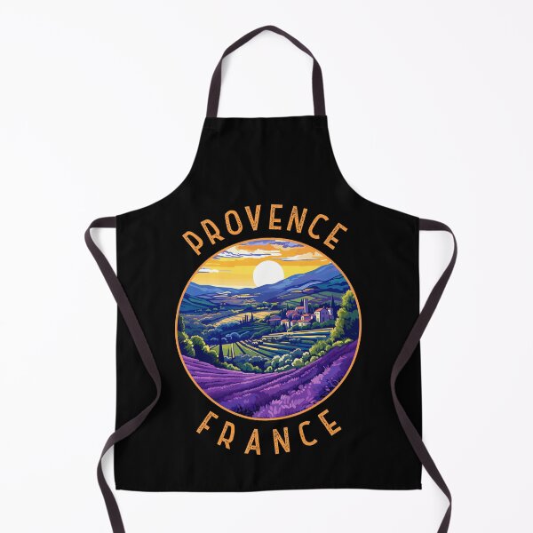 Item preview, Provence France Retro Distressed Circle designed and sold by KrisSidDesigns.