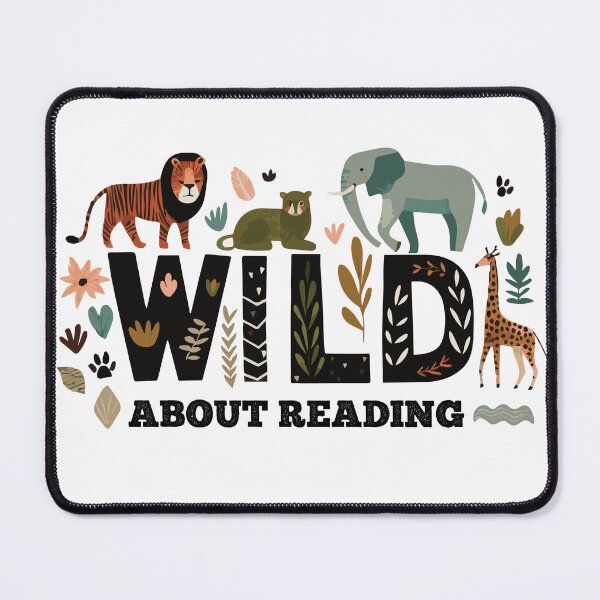 Item preview, Wild About Reading with African Animals designed and sold by heartsake.