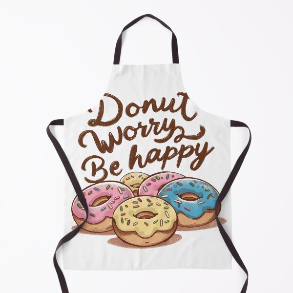 Item preview, Sweet Happiness: Donut Worry, Be Happy! designed and sold by Colorful-Garden.