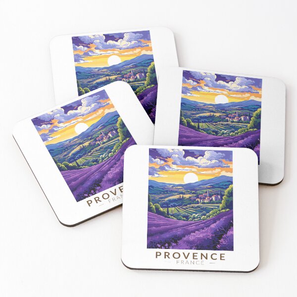 Item preview, Provence France Lavender Travel Art Vintage designed and sold by KrisSidDesigns.