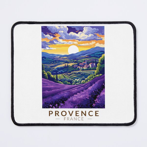 Item preview, Provence France Lavender Travel Art Vintage designed and sold by KrisSidDesigns.