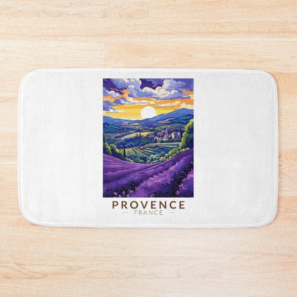 Item preview, Provence France Lavender Travel Art Vintage designed and sold by KrisSidDesigns.