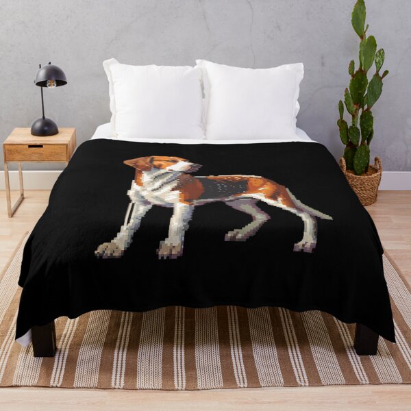 Item preview, 16-bit Pixel Art Foxhound designed and sold by CUTEDOGGIEZ.