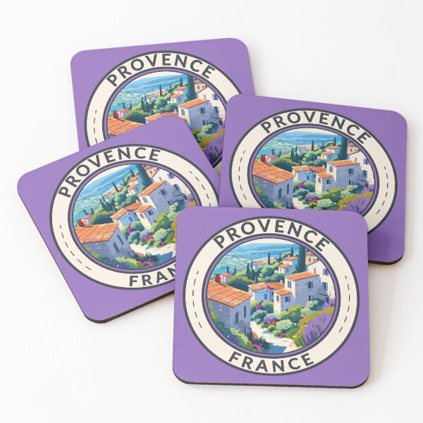 Item preview, Provence France Travel Art Badge designed and sold by KrisSidDesigns.