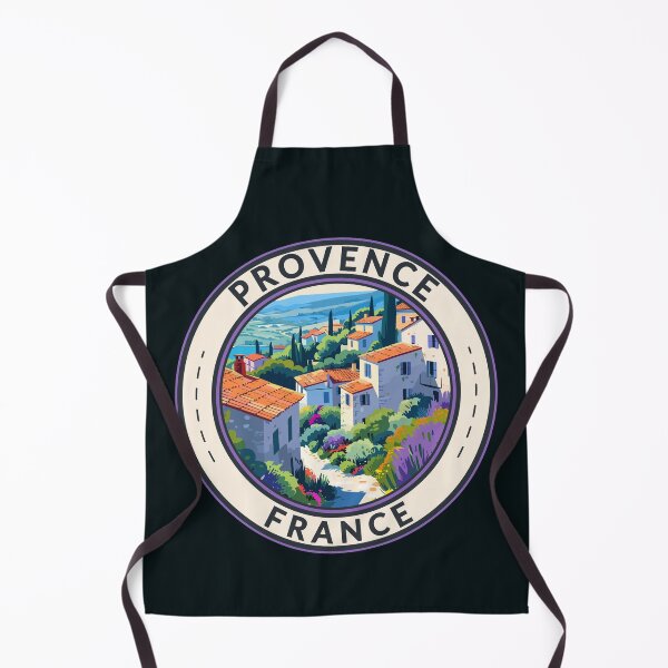 Item preview, Provence France Travel Art Badge designed and sold by KrisSidDesigns.