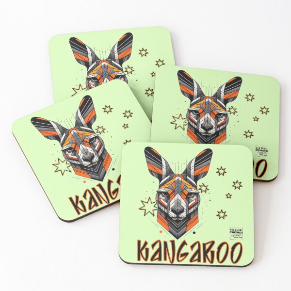 Item preview, kangaroo - wild nature collection designed and sold by Cabrasco.