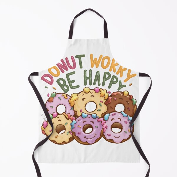 Item preview, #Sweet Happiness: Donut Worry, Be Happy! designed and sold by Colorful-Garden.