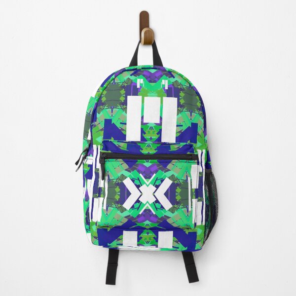 Item preview, Geometric green, white and blue  designed and sold by Flowersonstuff.