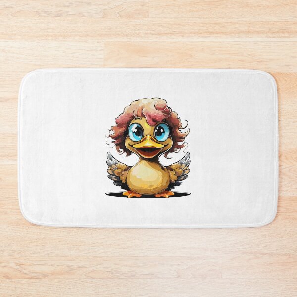 Item preview, Rubber Ducky Cool Pink Hair designed and sold by ArtPuffen.