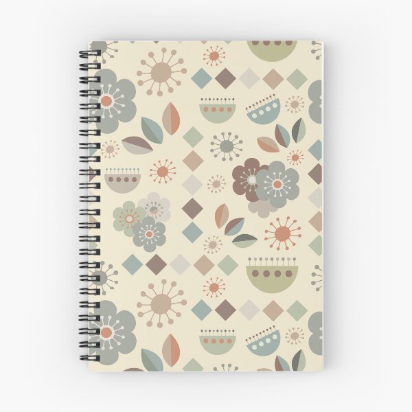 Item preview, Earth Tones Geometric Mid Century Modern Nature Pattern designed and sold by Orchard Berry.