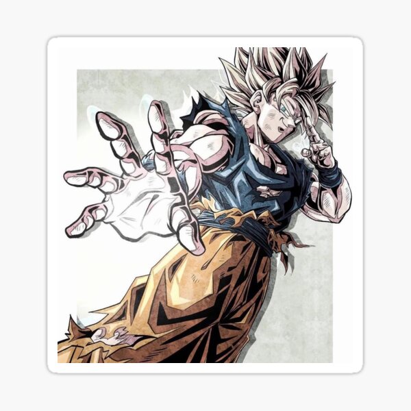 Goku SSJ2 Sticker - Crazymonk