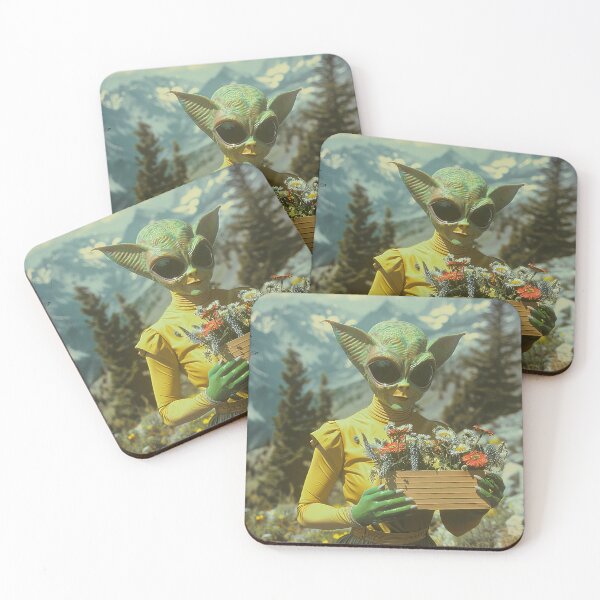 Item preview, Vintage Alien Art designed and sold by nomiraclehere.
