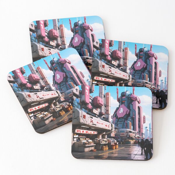 Item preview, Neo Tokyo Market Daytime designed and sold by That3DGeek.