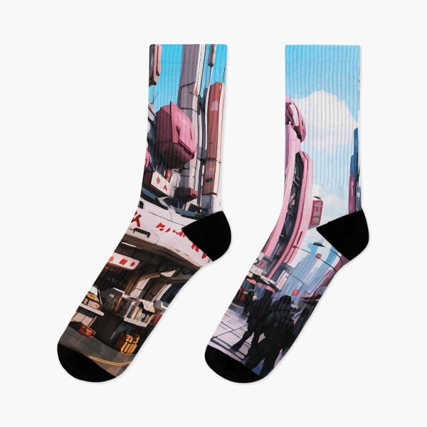 Item preview, Neo Tokyo Market Daytime designed and sold by That3DGeek.